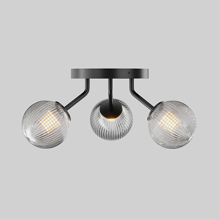 Plafonieră Maytoni Glace MOD547CL-03GR, 3 × G9, IP44