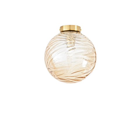 Plafoniere - PLAFONIERA NEREIDE CHAMPAGNE 1XE27 25X25CM