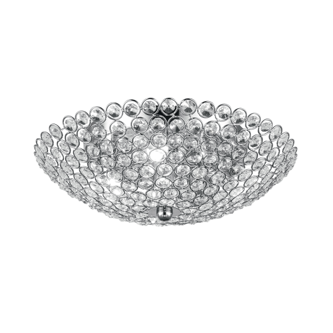 Plafoniere - PLAFONIERA PLANET CROMO 4XG9 32X32X11CM