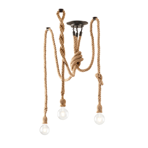 PLAFONIERA ROPE CANAPA 3XE27 250CM