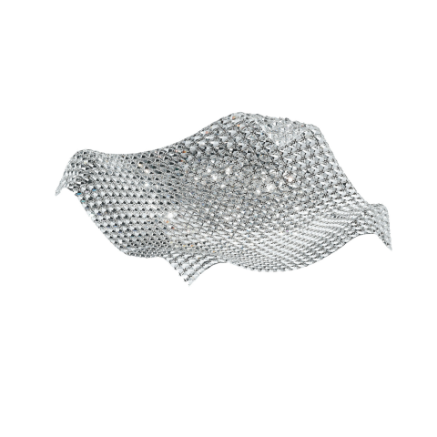 Plafoniere - PLAFONIERA RUMBA TRASPARENTE 9XG9 72X72X16CM