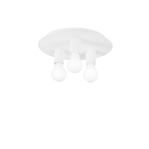 Plafoniere - PLAFONIERA STRIKE BIANCA 3XE27 30X30X86CM