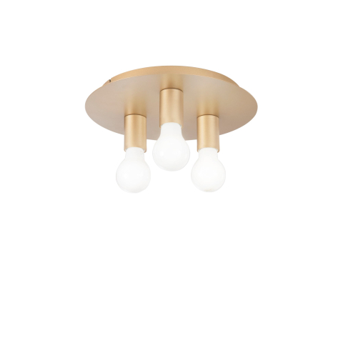 Plafoniere - PLAFONIERA STRIKE ORO 3XE27 30X30X86CM