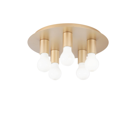 Plafoniere - PLAFONIERA STRIKE ORO 5XE27 35X35X86CM