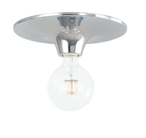 Plafoniere - PLAFONIERA VESEVUS BIANCA 1XE27 18X18X8CM