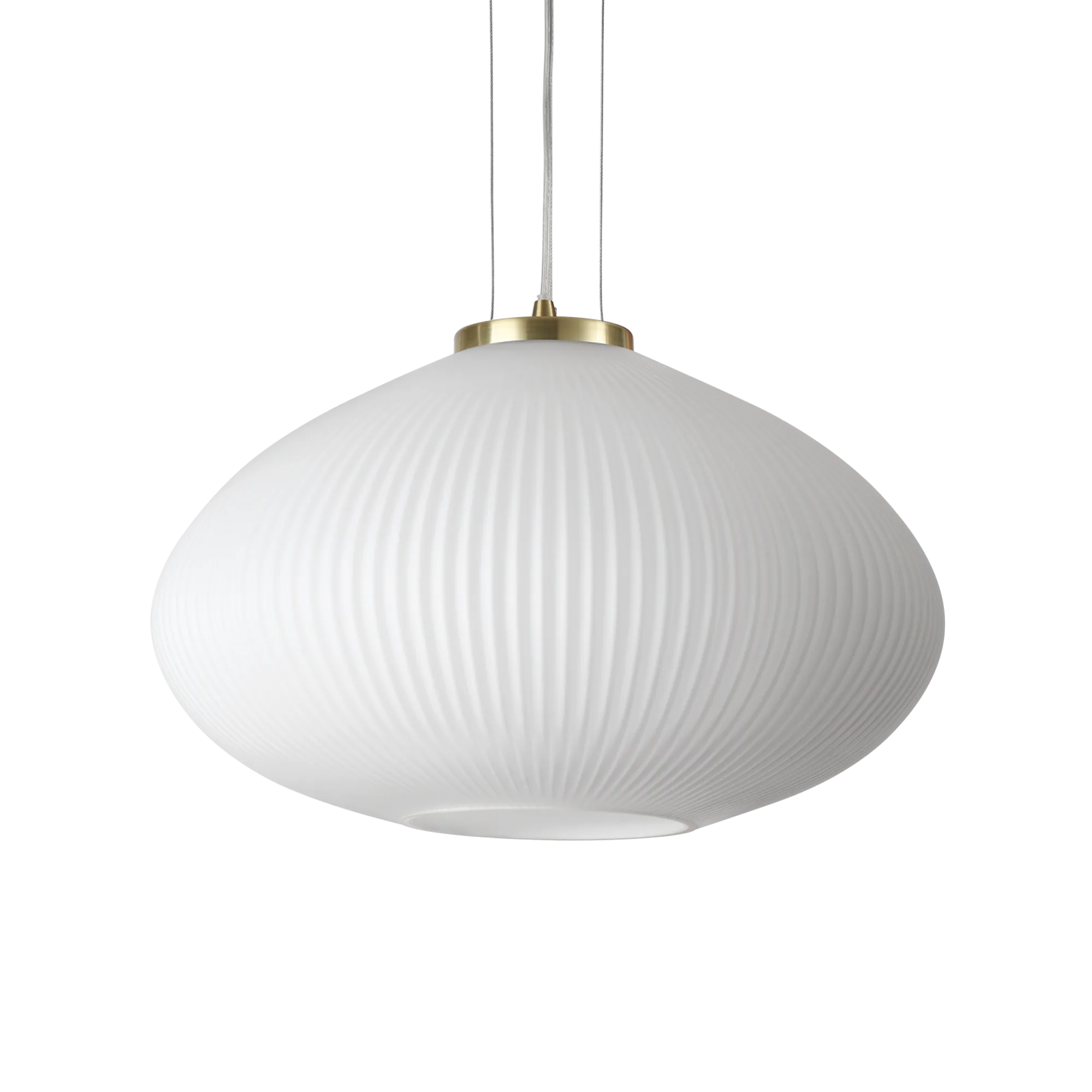 Decorative - PLISSE' SP1 D45 Alama - suspensie moderna - sticla alba