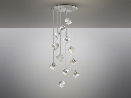 Candelabre - Suspensie moderna - Priscila 721240 LAMP 12L CHROME - Schuller