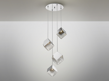 Candelabre - Suspensie moderna Priscila720410 LAMP 4L CHROME - Schuller