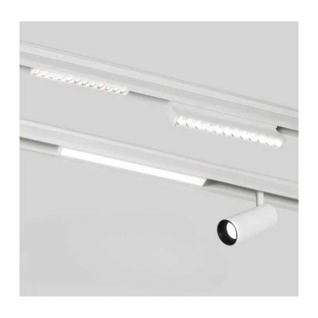 PROIECTOR LINIAR LED 10W 3000K/4000K - 48V PE SINA MAGNETICA  S22/R22 - alb [1]