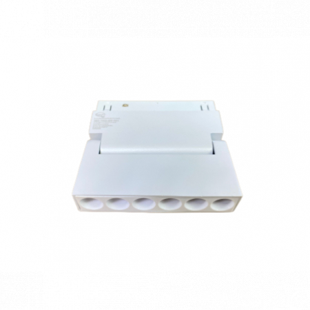 Sine magnetice - PROIECTOR POINT ORIENTABIL LED 6W 3000K/4000K - 48V PE SINA MAGNETICA  S22/R22 - alb