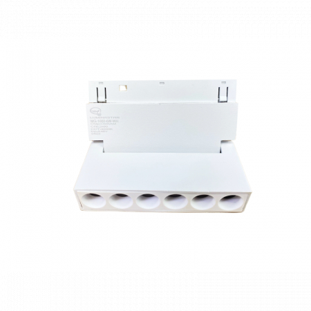 PROIECTOR POINT ORIENTABIL LED 6W 3000K/4000K - 48V PE SINA MAGNETICA  S22/R22 - alb [1]