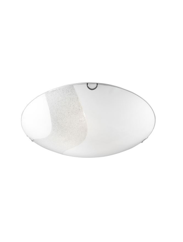 QUALE plafoniera - 8361601 - White Glass & Crystal Chrome Metal [1]