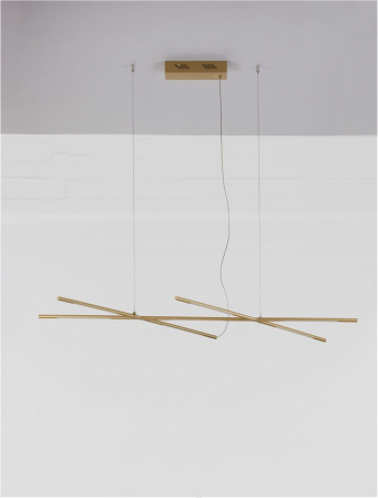 Raccio - gold - Nova Luce - 27W  - Suspensie moderna - 9695214 [2]