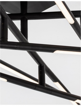 Raccio - black - Nova Luce - 59W  - Plafoniera moderna - 9180714 [5]