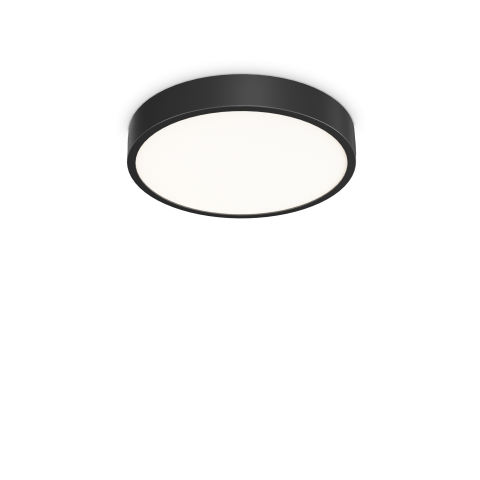 Plafoniere - RAY PL D40 NERO - plafoniera moderna LED - IDEAL LUX