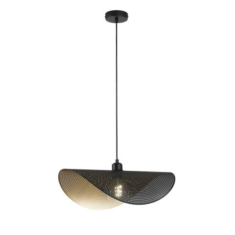 Suspensii - SOSPENSIONE RHEI-DOT NERA/ORO 1XE27 50X30X150CM