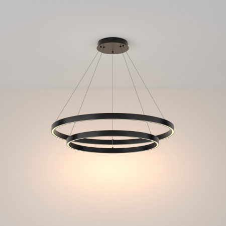 Lustre simple - RIM - MOD058PL-L74 - suspensie moderna 2 nivele diam 80