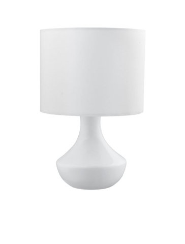 ROSIA veioza - 7605163 - Matt White Metal White Fabric Shade [1]