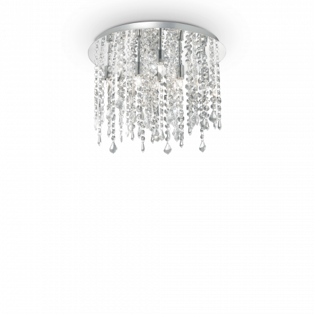 Plafoniere - PLAFONIERA MODERNA CU CRISTALE - ROYAL PL8 - IDEAL-LUX
