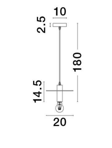 ROYAL suspensie SP1 - 9501240 - Gold Metal [3]