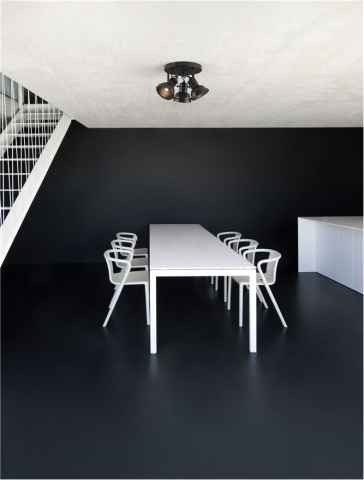 Plafoniere - RUVI plafoniera - 9624105 - Matt Black Metal