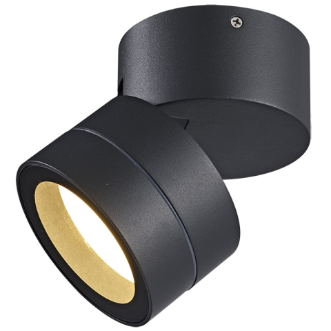 Exterior - FOCO // APLIQUE IP65 1L*GX53 GRIS OSCURO