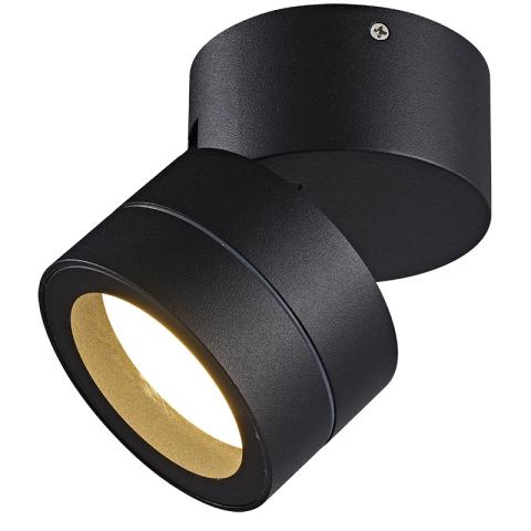 Exterior - FOCO // APLIQUE IP65 1L*GX53 NEGRO