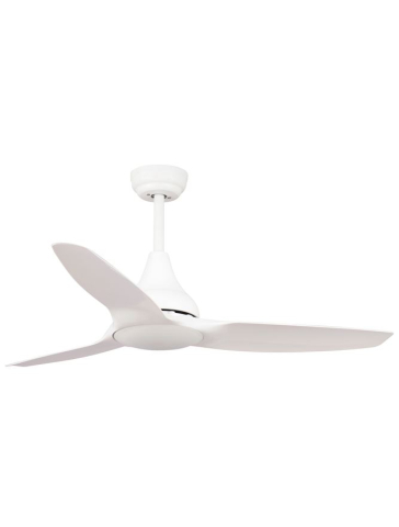 SAMOA plafoniera - 5267301 - Body: Steel Matt White and Glass, Blades: White ABS [1]