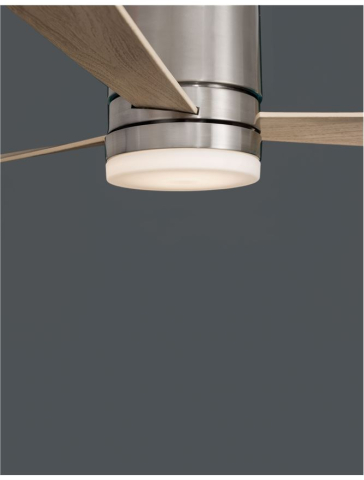 SATIN plafoniera - 9953016 - Brushed Nickel Steel & Glass Plywood [3]