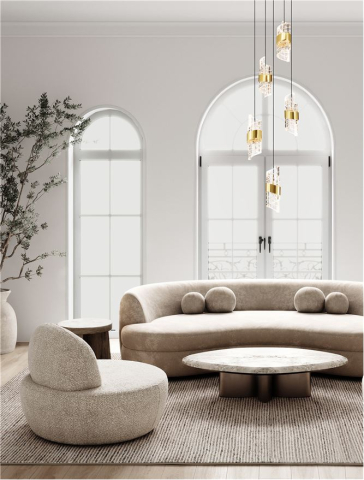 Lustre simple - SENECA SP5 - LED CERC