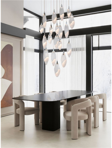 Lustre simple - SERIQ SP18 - suspensie moderna LED 44W