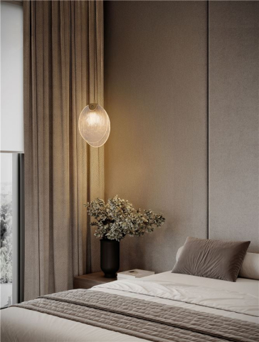 Shelina SP1 SM - Antique Brass Steel & Glass