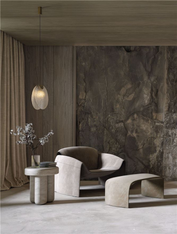 Shelina SP1 M - Antique Brass Steel & Glass