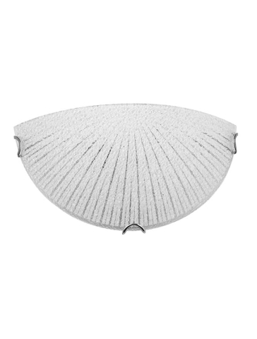 SHELL aplica AP1 - 702201 - White & Clear Structured Glass Chrome Metal
