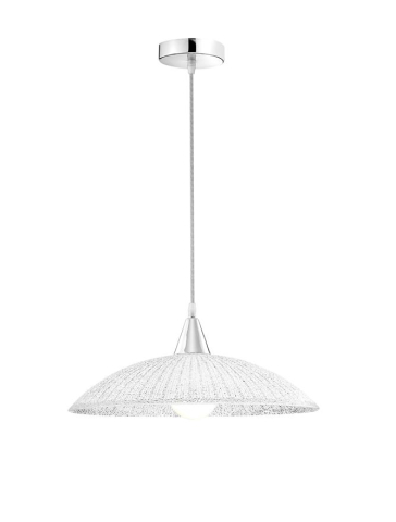 SHELL suspensie SP1 - 7326501 - Chrome Metal White & Clear Structured Glass [1]