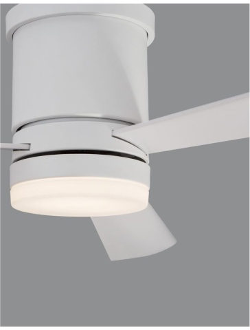 SILKY plafoniera - 9953015 - Matt White Steel & Glass White Plywood [2]