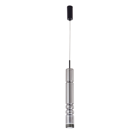 Suspensii - SOSPENSIONE LED CROOKES FUME' 8W 800LM CCT 8X8X234CM