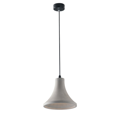 Suspensii - SOSPENSIONE ANDO FORMA GEOMETRICA GRIGIA 1XE27 22X150CM