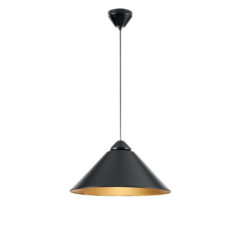 Suspensii - SOSPENSIONE BIGBANG NERA/ORO 1XE27 49X25X183,5CM