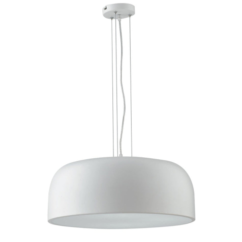 Suspensii - SOSPENSIONE BISTROT BIANCA 4XE27 52X52X22CM