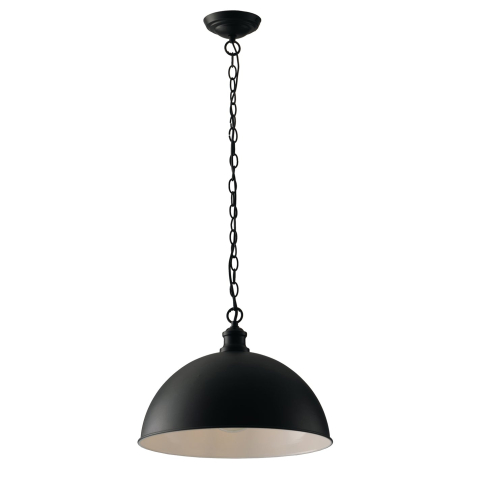 Suspensii - SOSPENSIONE CHARLESTON NERA 1XE27 38X120CM