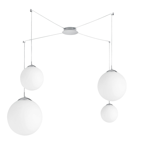 Suspensii - SOSPENSIONE CITY BIANCA 4XE27 250CM