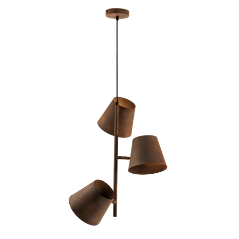 Suspensii - SOSPENSIONE COLT RUGGINE 3XE27 51X212CM