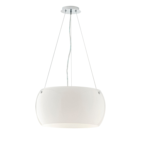 Suspensii - SOSPENSIONE EQUATORE BIANCO 3XE27 40XX40X120CM