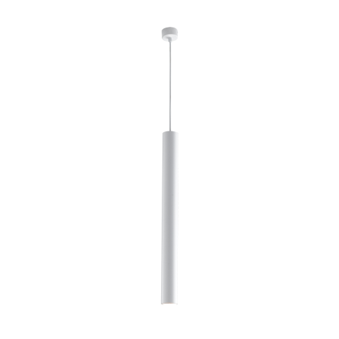 Suspensii - SOSPENSIONE FLUKE TONDA BIANCA 1XGU10 5,5X5,5X60CM
