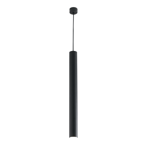 Suspensii - SOSPENSIONE FLUKE TONDA NERA 1XGU10 5,5X5,5X60CM