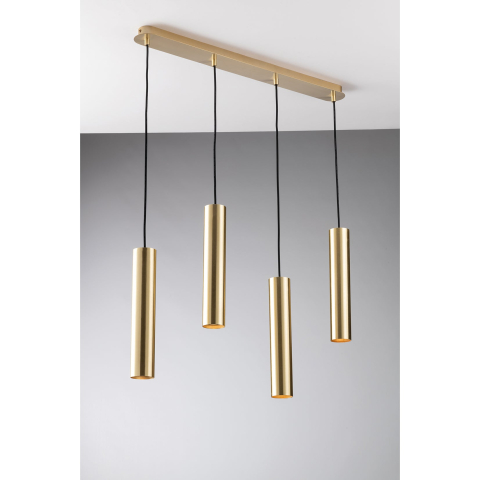 Suspensii - SOSPENSIONE FLUKE TONDA ORO 4XGU10 68X7X200CM