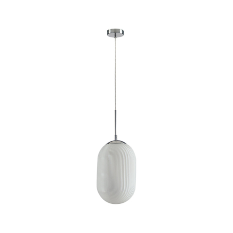 Suspensii - SOSPENSIONE GREENWICH OVALE BIANCA 1XE27 23X176,7CM