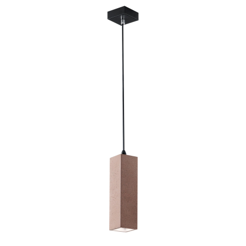 Suspensii - SOSPENSIONE KRUK QUADRATA MATTONE 1XGU10 7X130CM