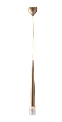 Suspensii - SOSPENSIONE LANCELOT ORO 1XGU10  6X181CM